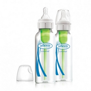 Dr.Brown's Natural Flow Options+ Narrow - Стъклено шише 2бр. 250ml